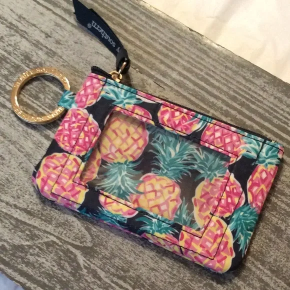Simply Southern Key ID Card Holder - Pineapple - Picture 2 of 4